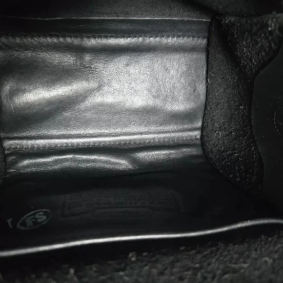 VTG COACH EMMIE FLAP BLACK LEATHER SHOULDER CROSSBODY BAG #9018 - Picture 7 of 9